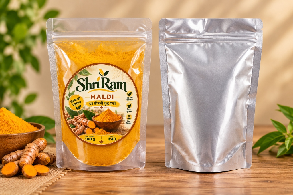 ShriRam Haldi Pure Turmeric Powder and Fresh Turmeric Roots